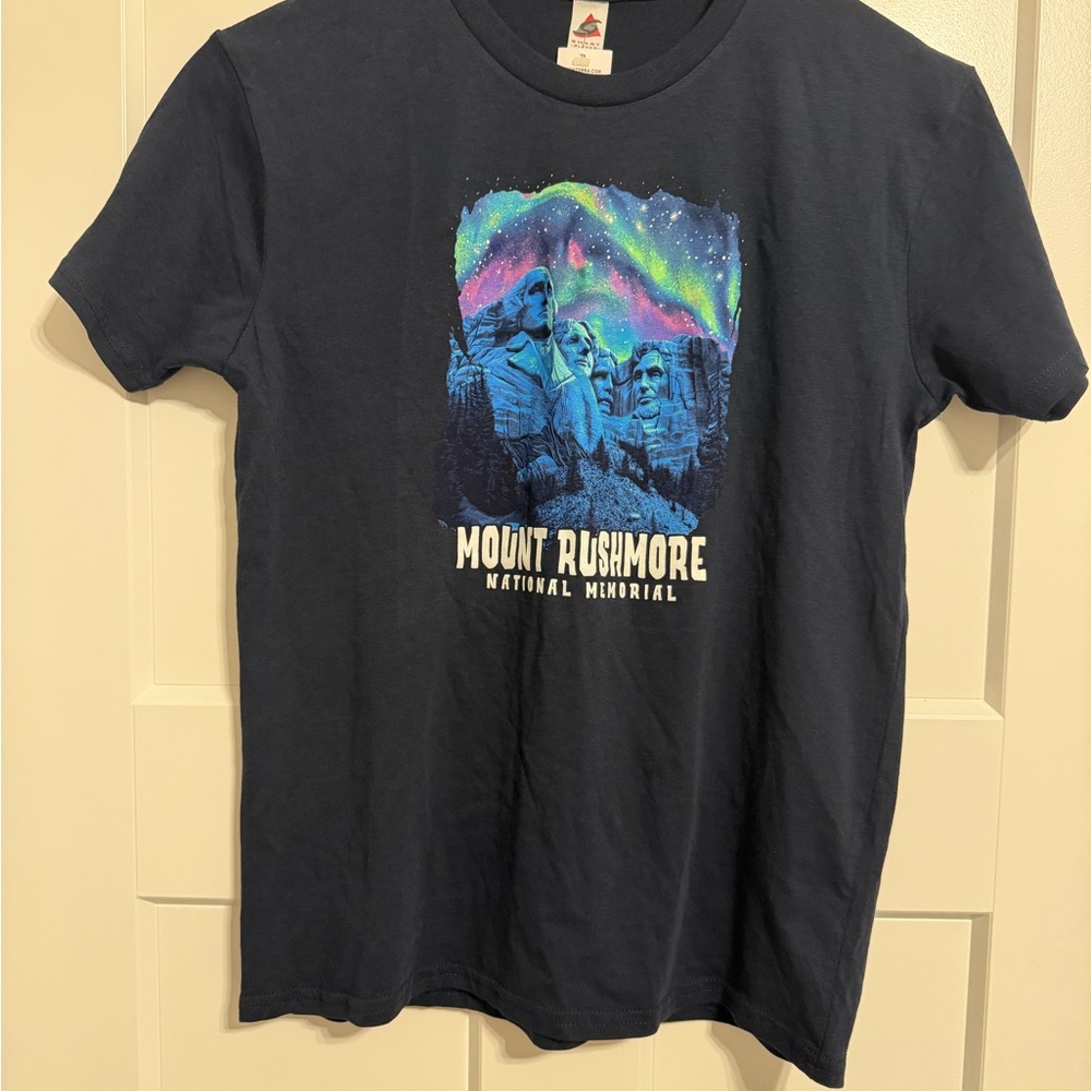 Mount Rushmore Youth Graphic T-Shirt - Navy Blue - Picture 7 of 7